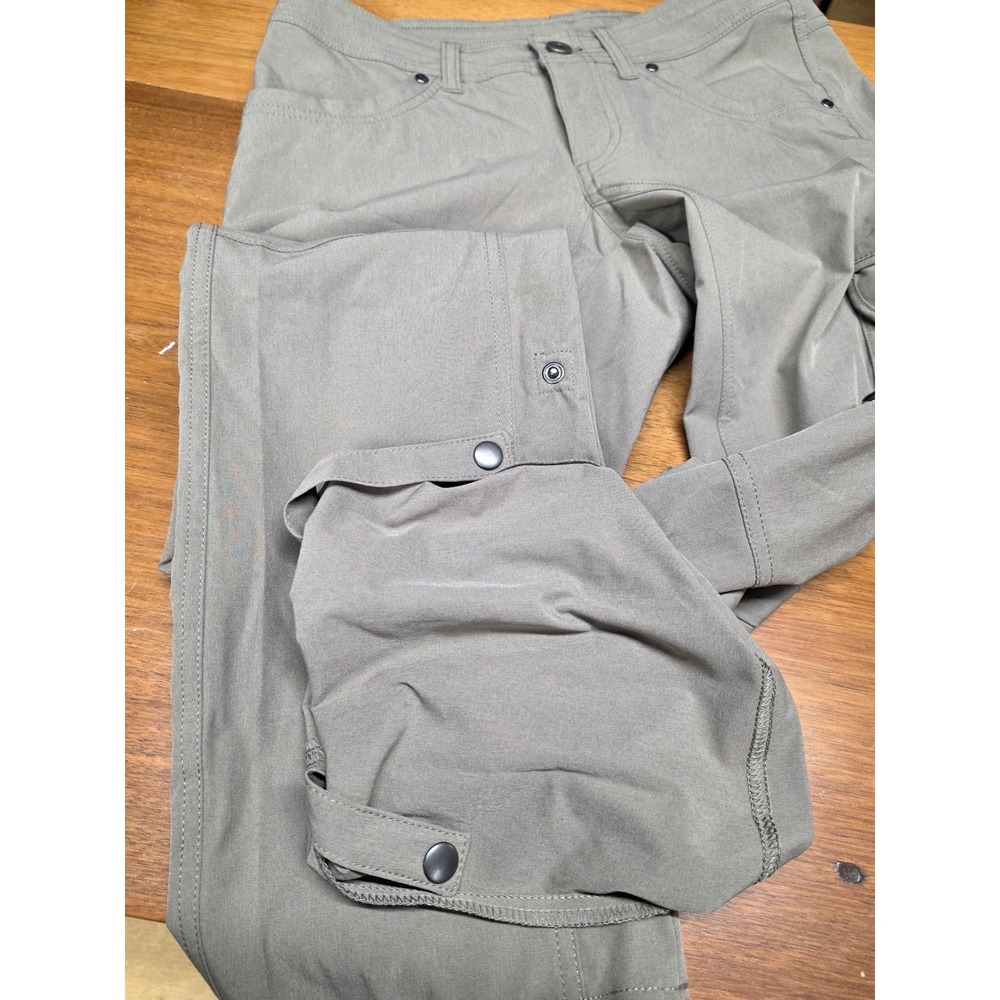 KUHL Splash Roll-Up Cargo Pants Womens 4 Regular Khaki Excellent Hiking Utility - Picture 7 of 15